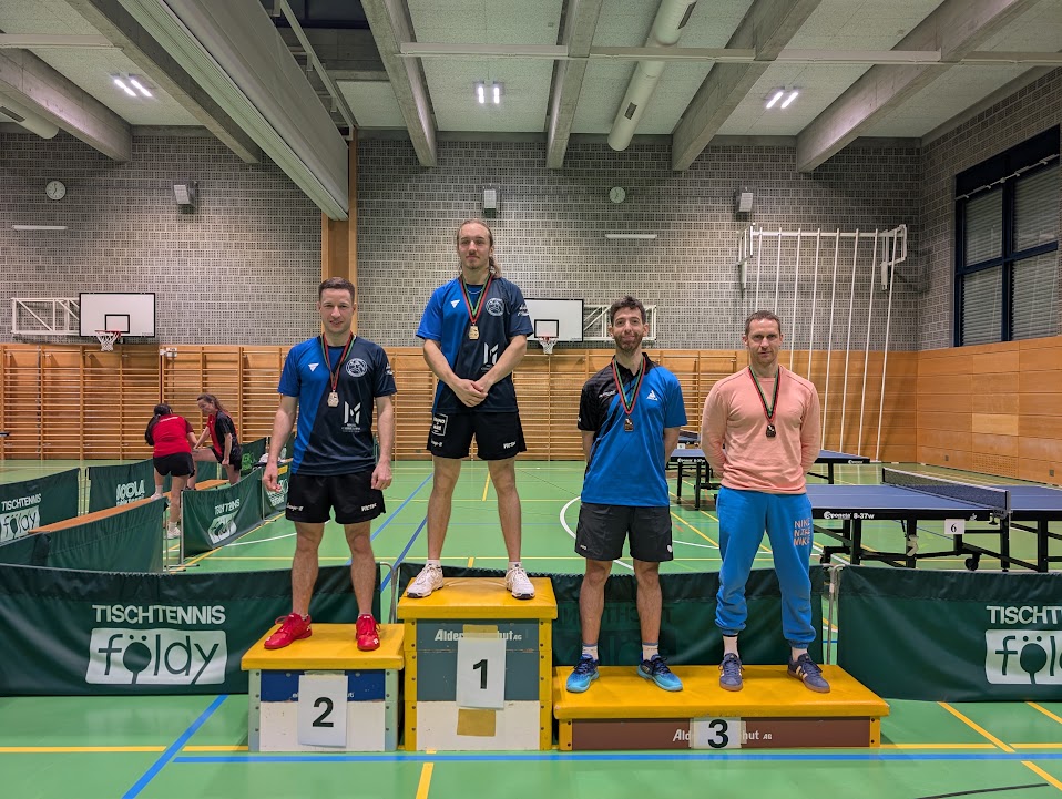 Podium Simple Messieurs Open AVVF Elites 2024